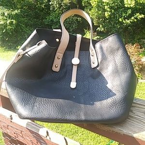 Charming Charlie Black & Tan purse